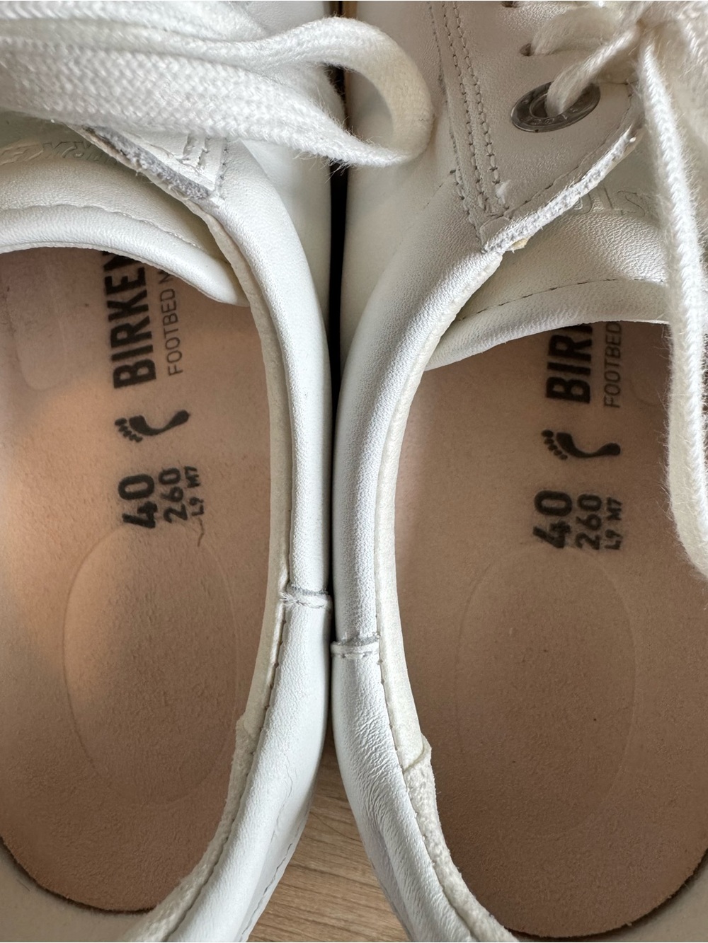 Birkenstock Bend White Leather Sneakers - Picture 4 of 5
